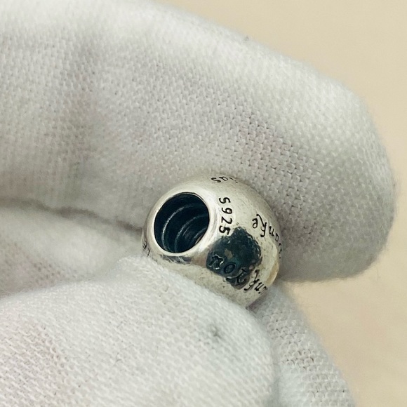 EUC Pandora 791276 Sterling Silver Many Thanks Charm - Picture 9 of 10